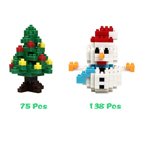 4 Pack Christmas Building Block Toys J7264