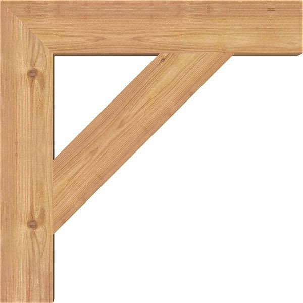 Traditional Block Smooth Bracket, Western Red Cedar G291995