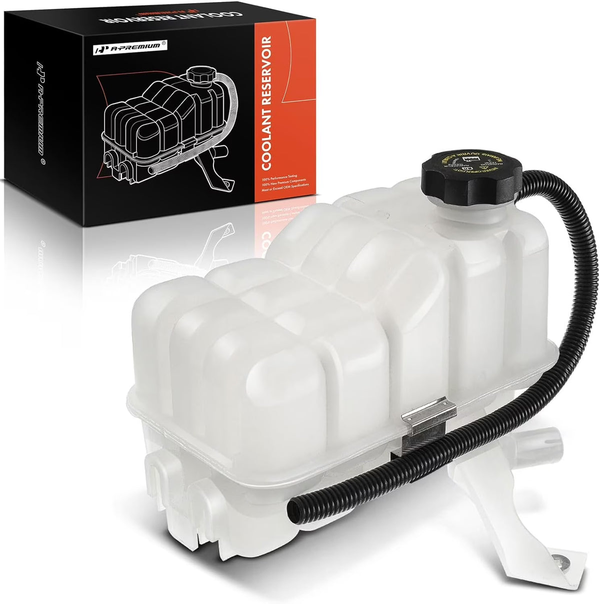 Engine Coolant Recovery Tank with Cap & Sensor H344663