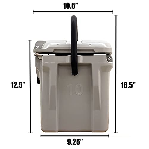 10QT Rotomolded Cooler Chest Ice Box E153901
