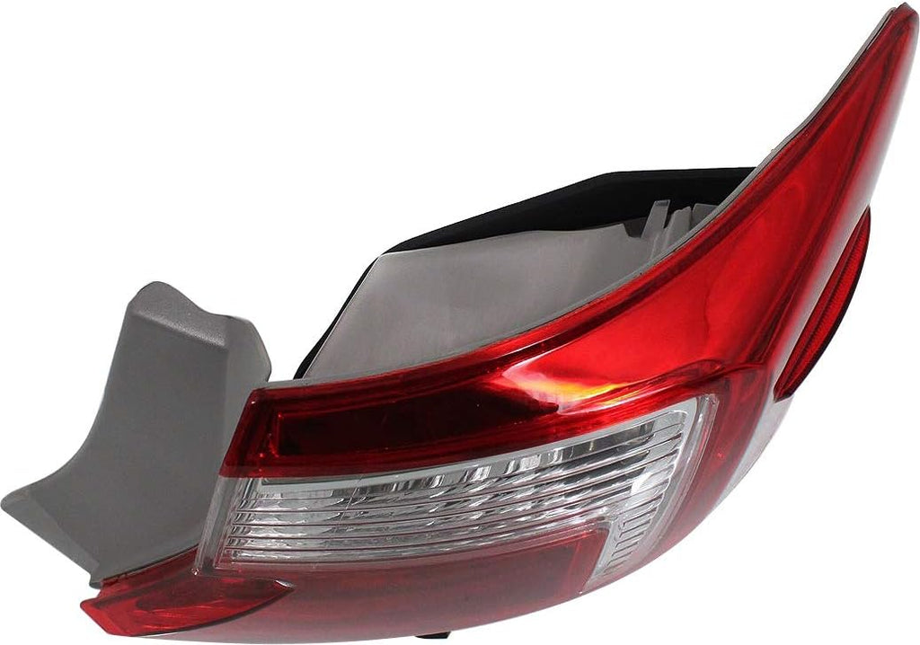 Tail Light Assembly Compatible with 2012-2014 Toyota Camry Outer Red and Clear Lens Passenger Side Pack of 2 A86674