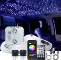 32W RGBW Fiber Optic Lights Kit Star Ceiling Sky Light 16.4ft/5m 1330pcs Mixed Fibers K14764