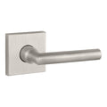 Full Dummy Tube Lever with Square Rose, Satin Nickel A158