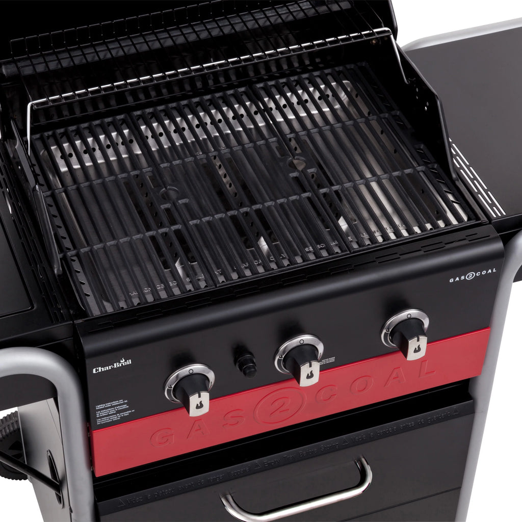 3-Burner Gas & Charcoal Combination Grill L637454