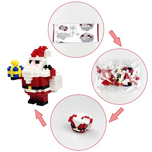 4 Pack Christmas Building Block Toys J7264