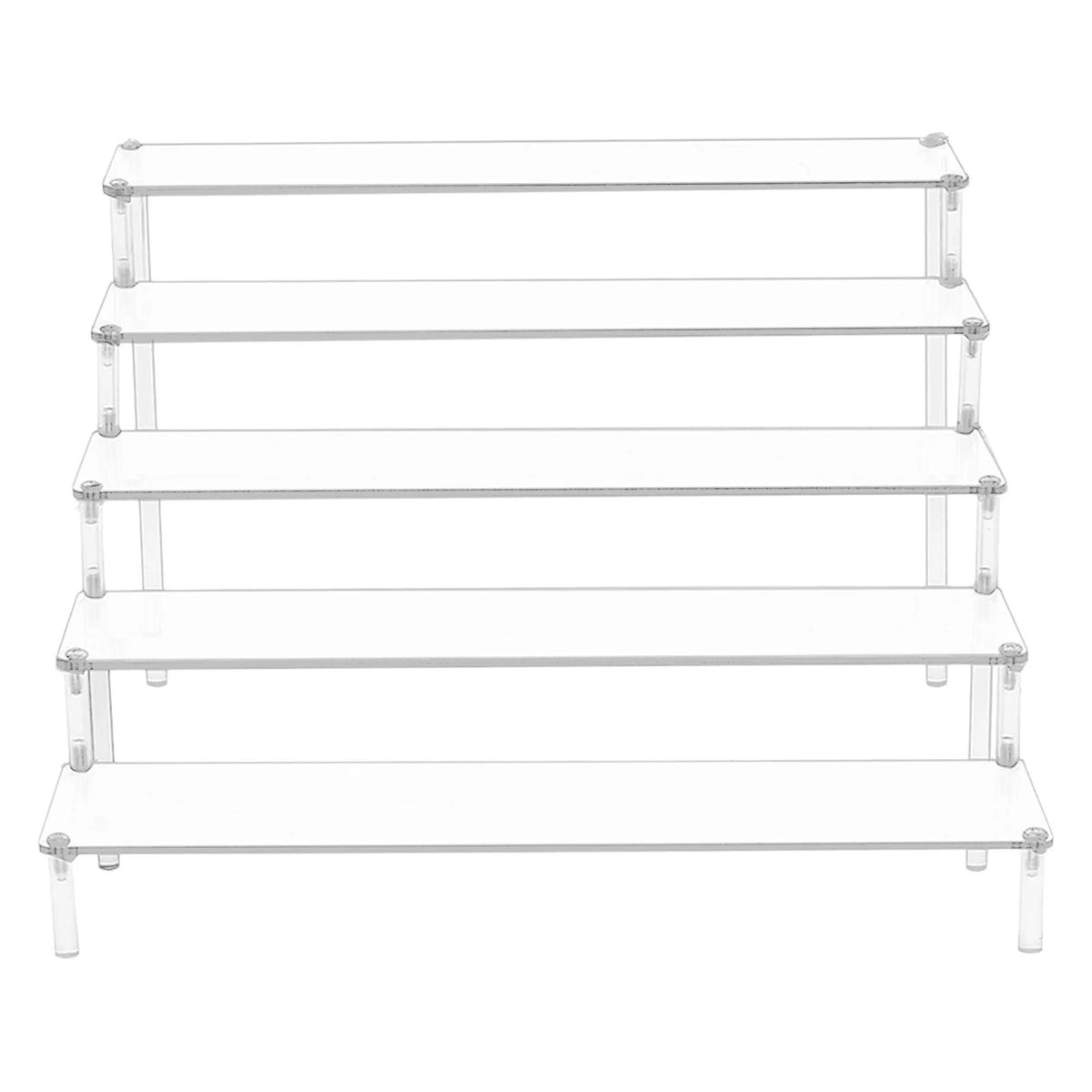 5 Tier Clear Acrylic Display Riser Shelf N909680