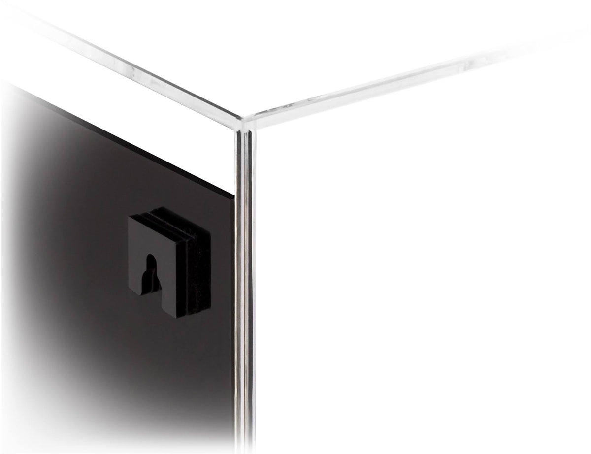 Acrylic Display Case with Black Back and Wall Mount 5.5 x 5.5 x 13.25 C120440