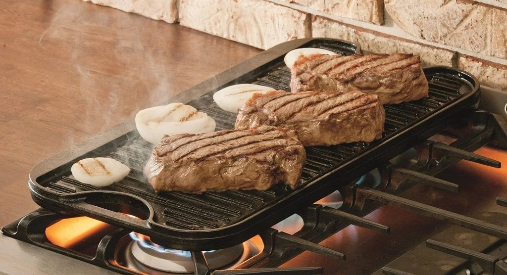 Cast Iron Reversible Grill/Griddle A56366