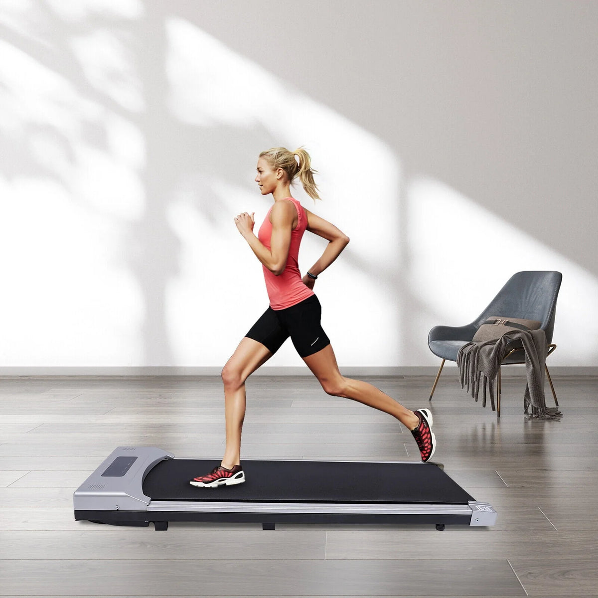 Electric Walking Treadmill with LCD Display W77723