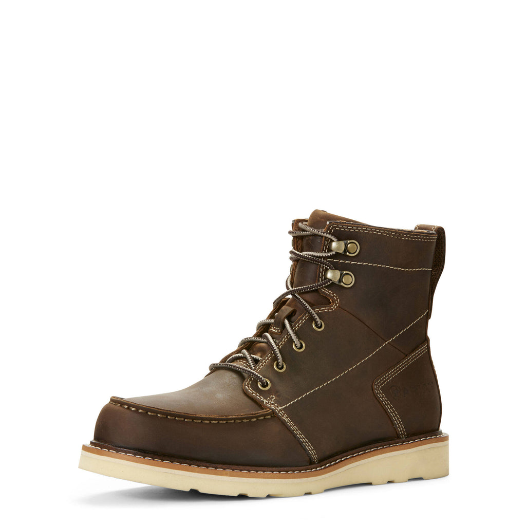 Brown Lace Work Boots M7761