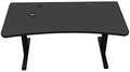 Black Gaming Desk with Infinity Mousepad and Built-in Cellphone Charger W542394