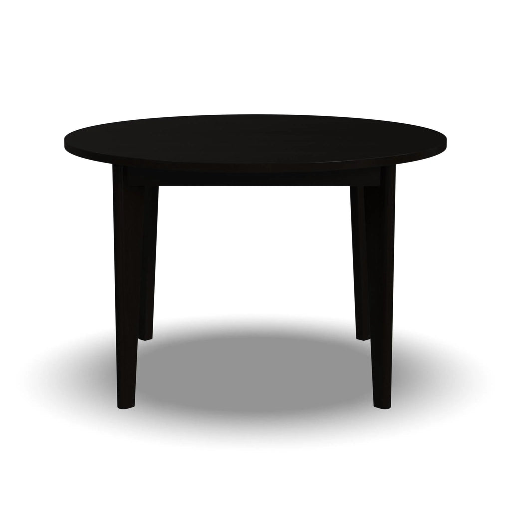 Black Round Wood Dining Table M268