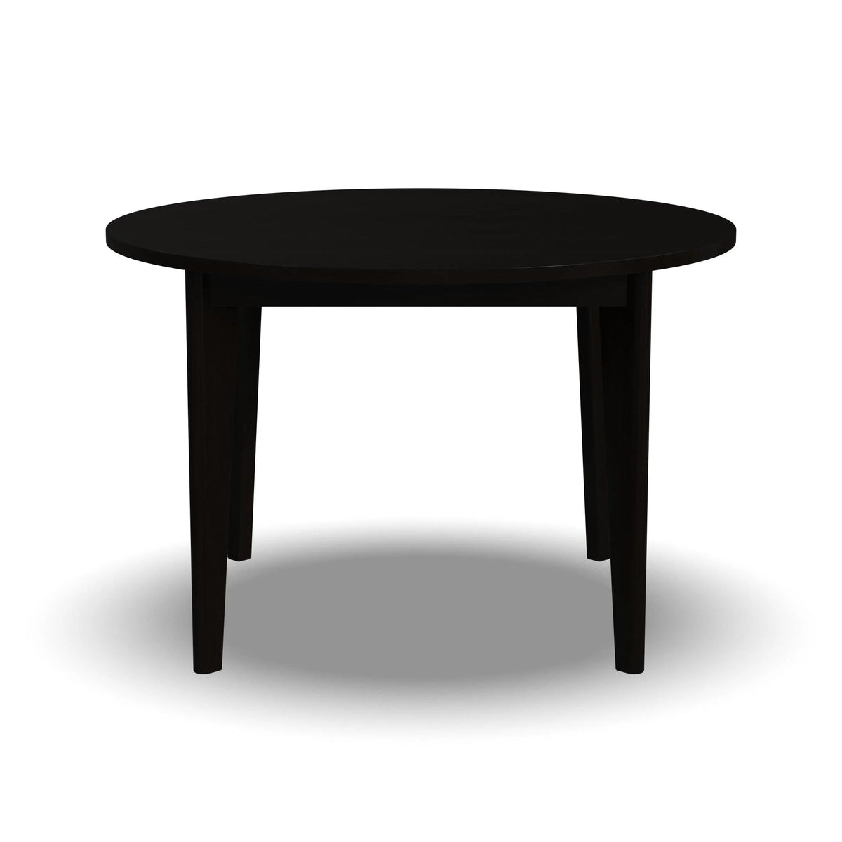 Black Round Wood Dining Table M268