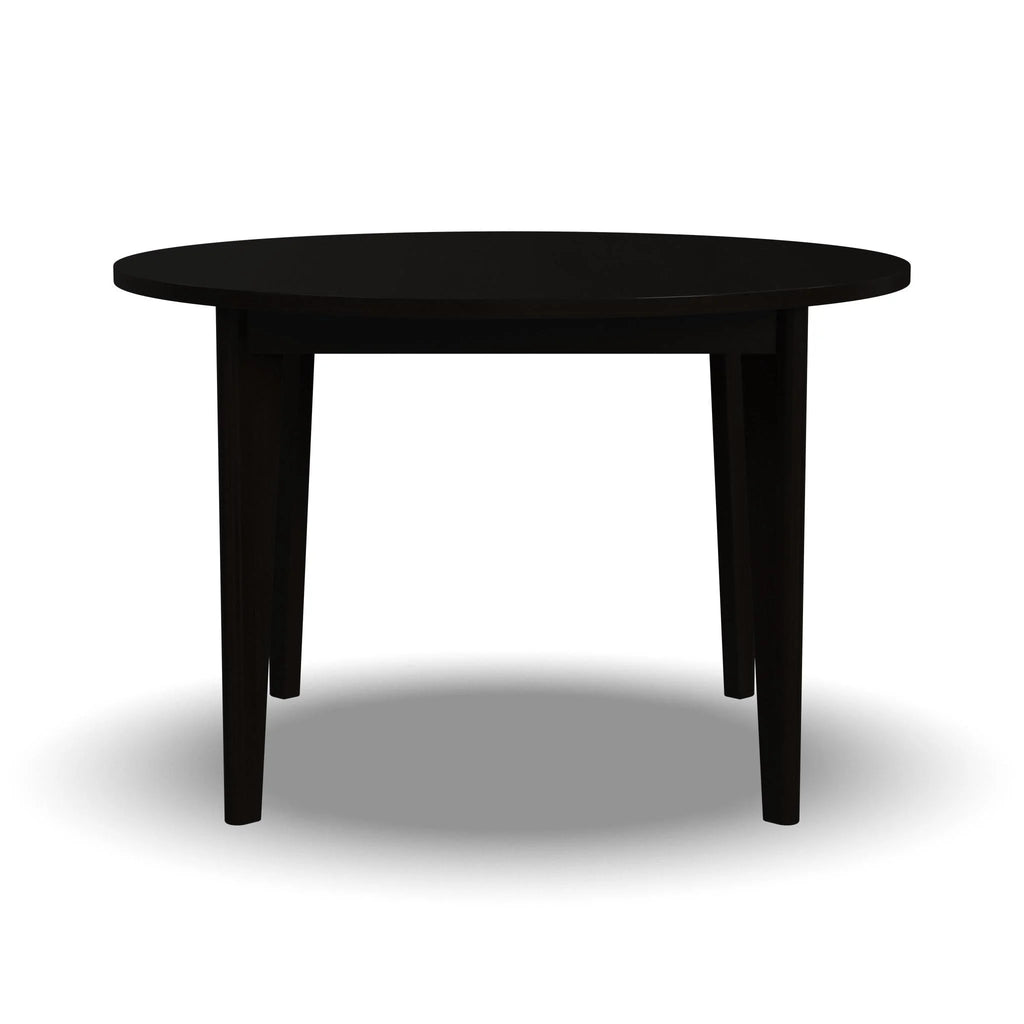 Black Round Wood Dining Table M268
