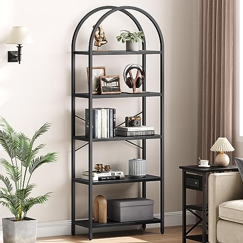 5 Tier Tall Wood Bookcase Z87247