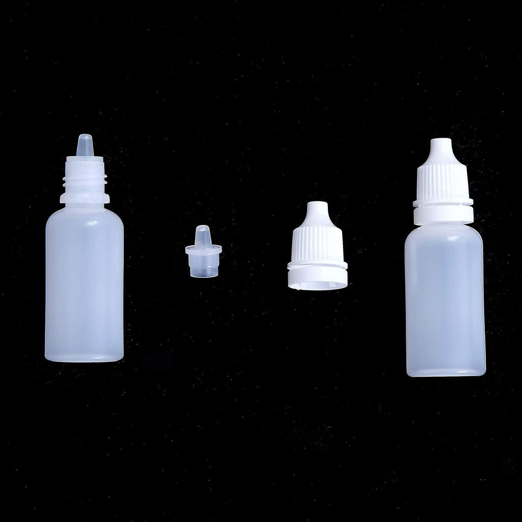15ml Plastic Dropper Bottle with Childproof Cap, Pack of 2 A855778