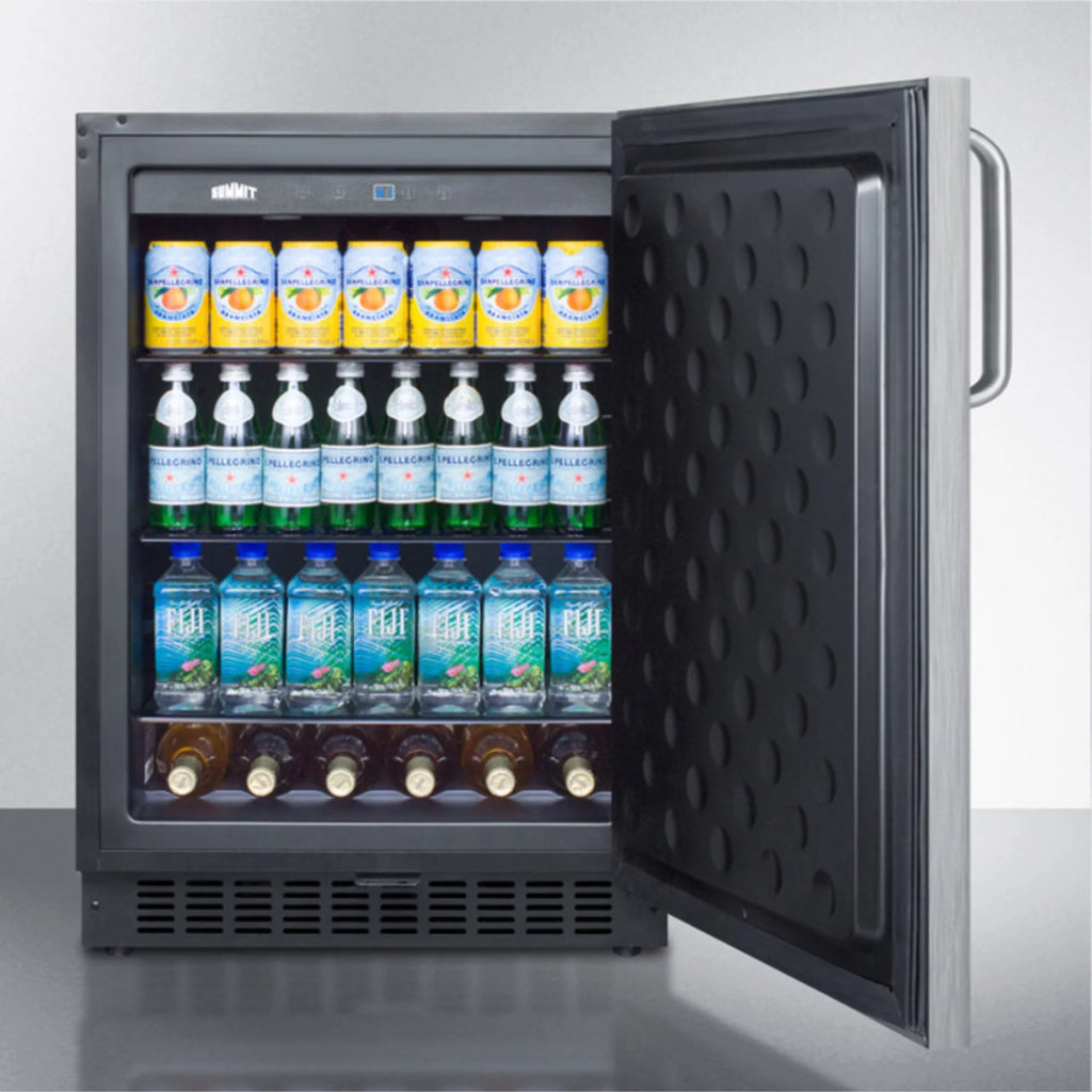24 in. Outdoor Built-in Refrigerator with Lock Stainless Steel X355887