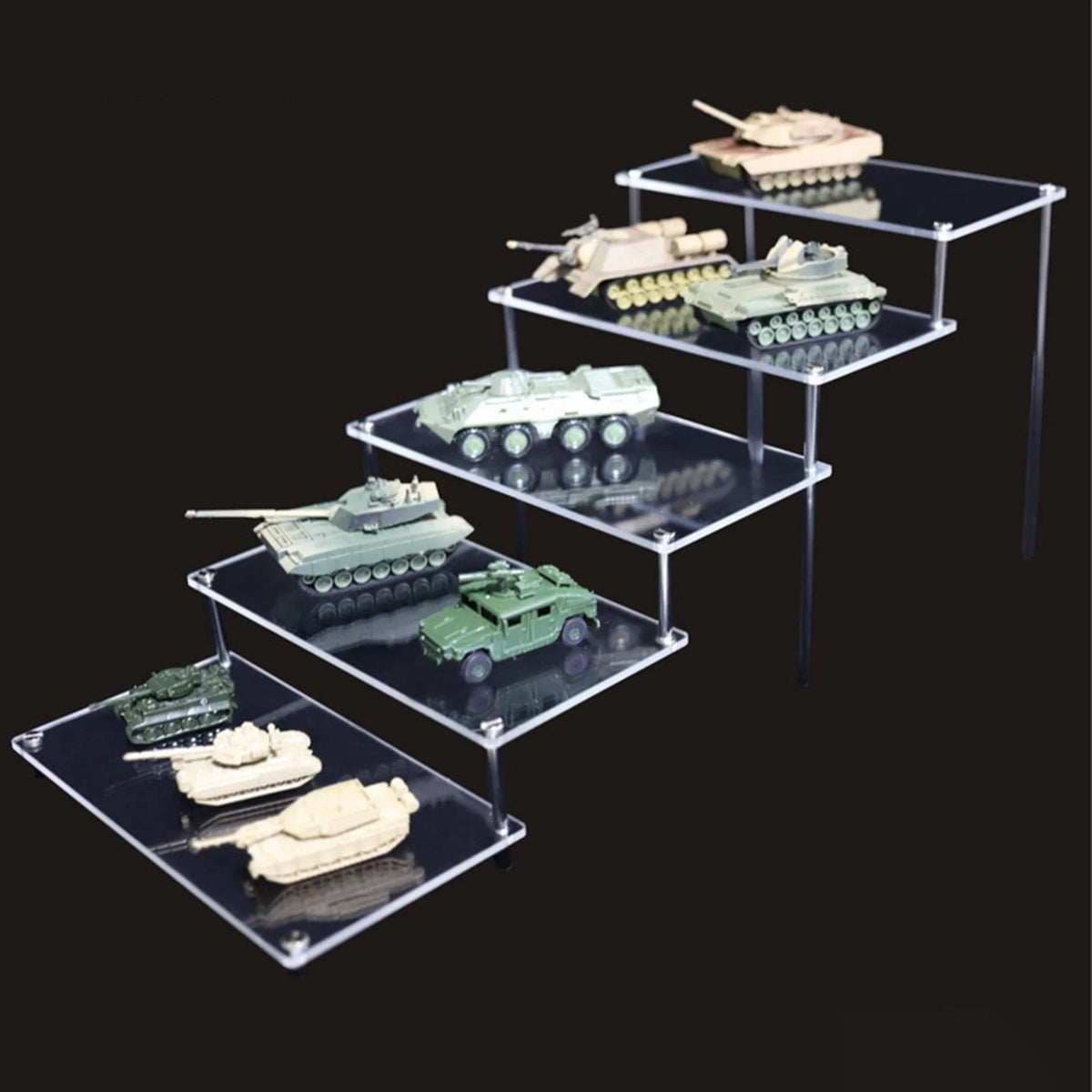 5 Tier Clear Acrylic Display Riser Shelf N909680