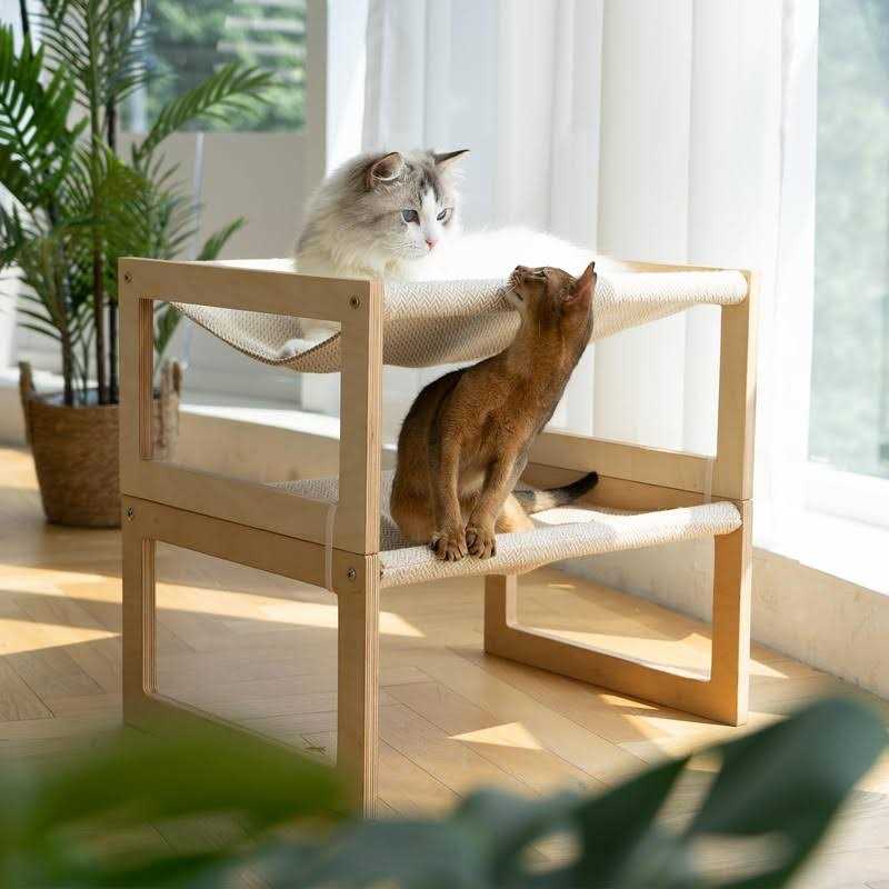 Dog Bed Cat Bed Wooden Cat Hammock H54582