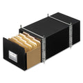 Black Steel Frame Legal Storage Box Drawer O220