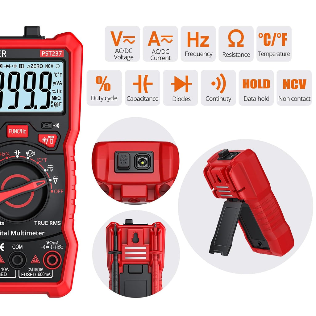 6000 Counts TRMS Auto Range Digital Multimeter S2514