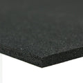 Black 1/4x22 Thick x 4ft Width x 8ft Length Rubber Sheet I5188