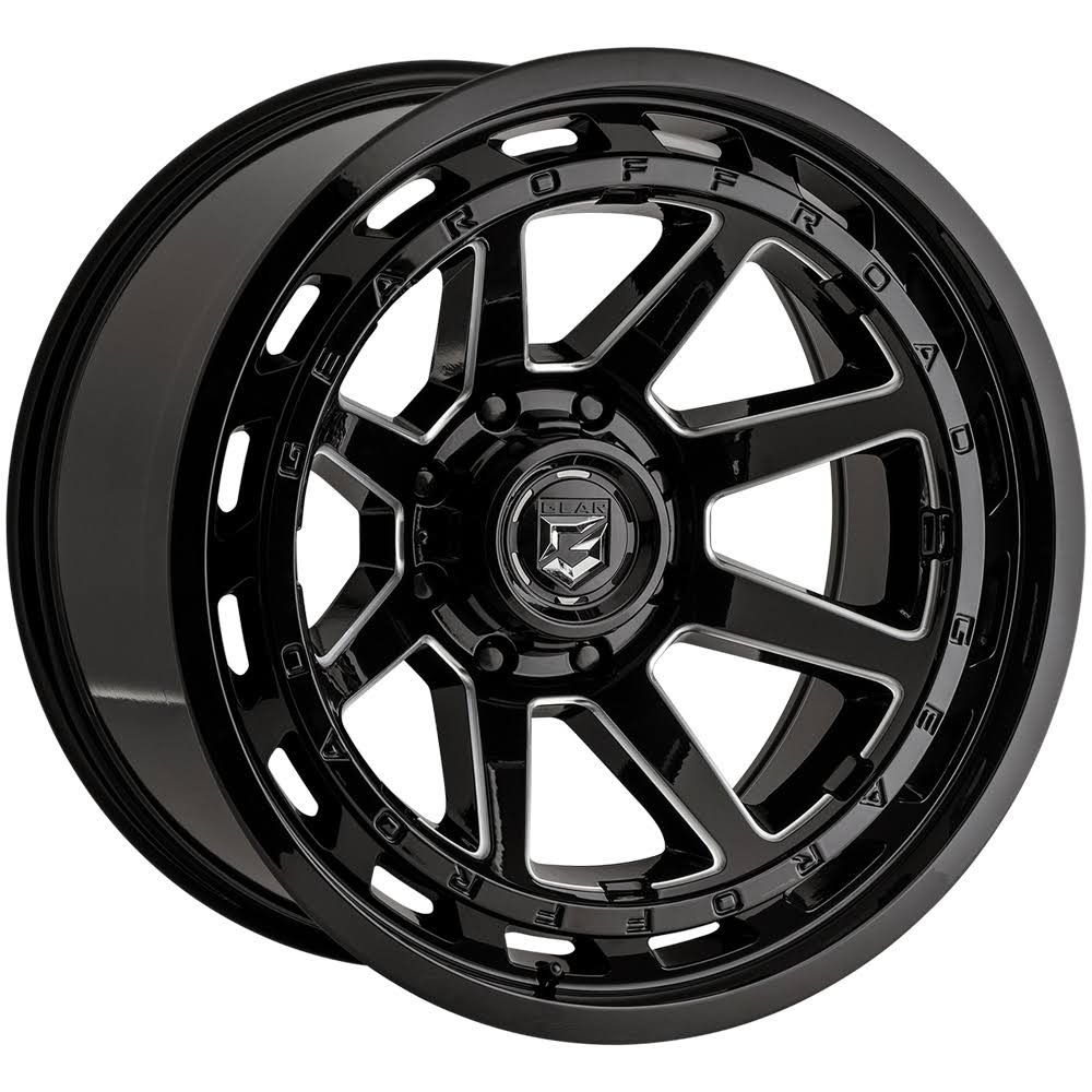 22x12 Black Off Road Wheels Y678052