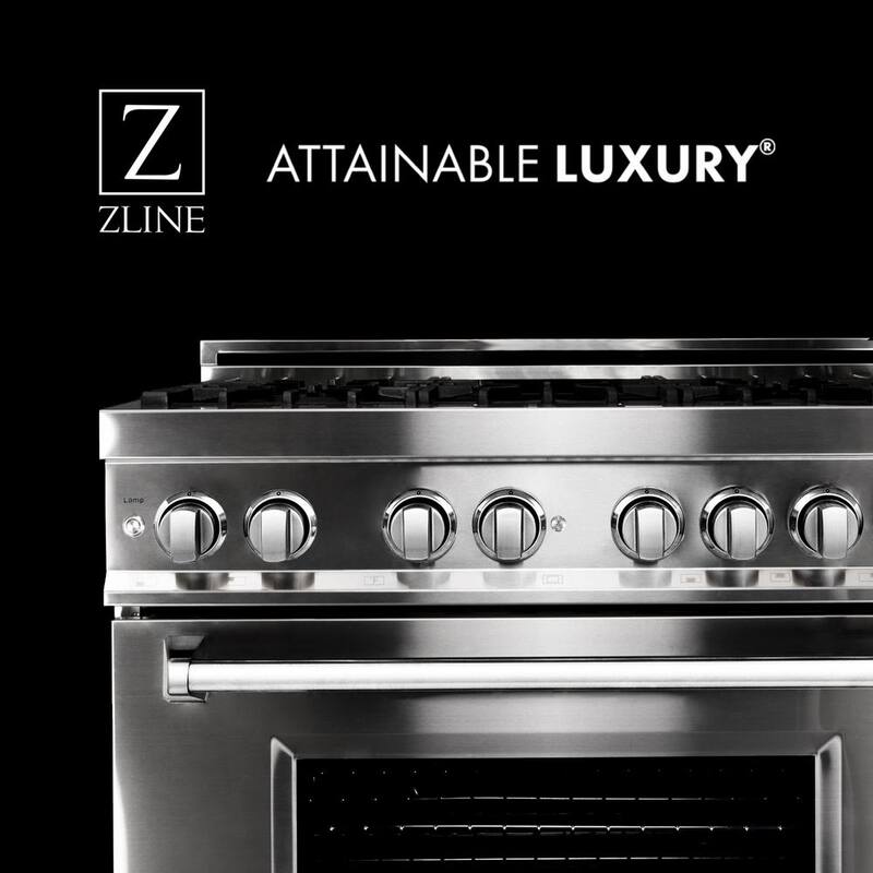 6 Burner Dual Fuel Range with Stainless Steel Z2616