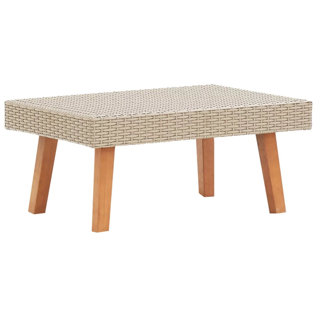 2 Piece Poly Rattan Patio Set with Cushions V213766