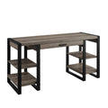 Grey Wash Wood Computer Desk I49642