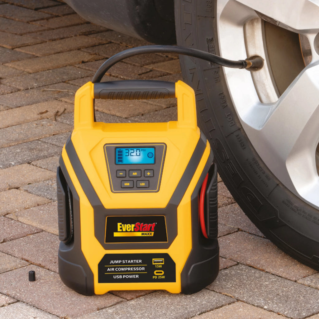 1600 Amp Lithium Jump Starter with Air Compressor X70257
