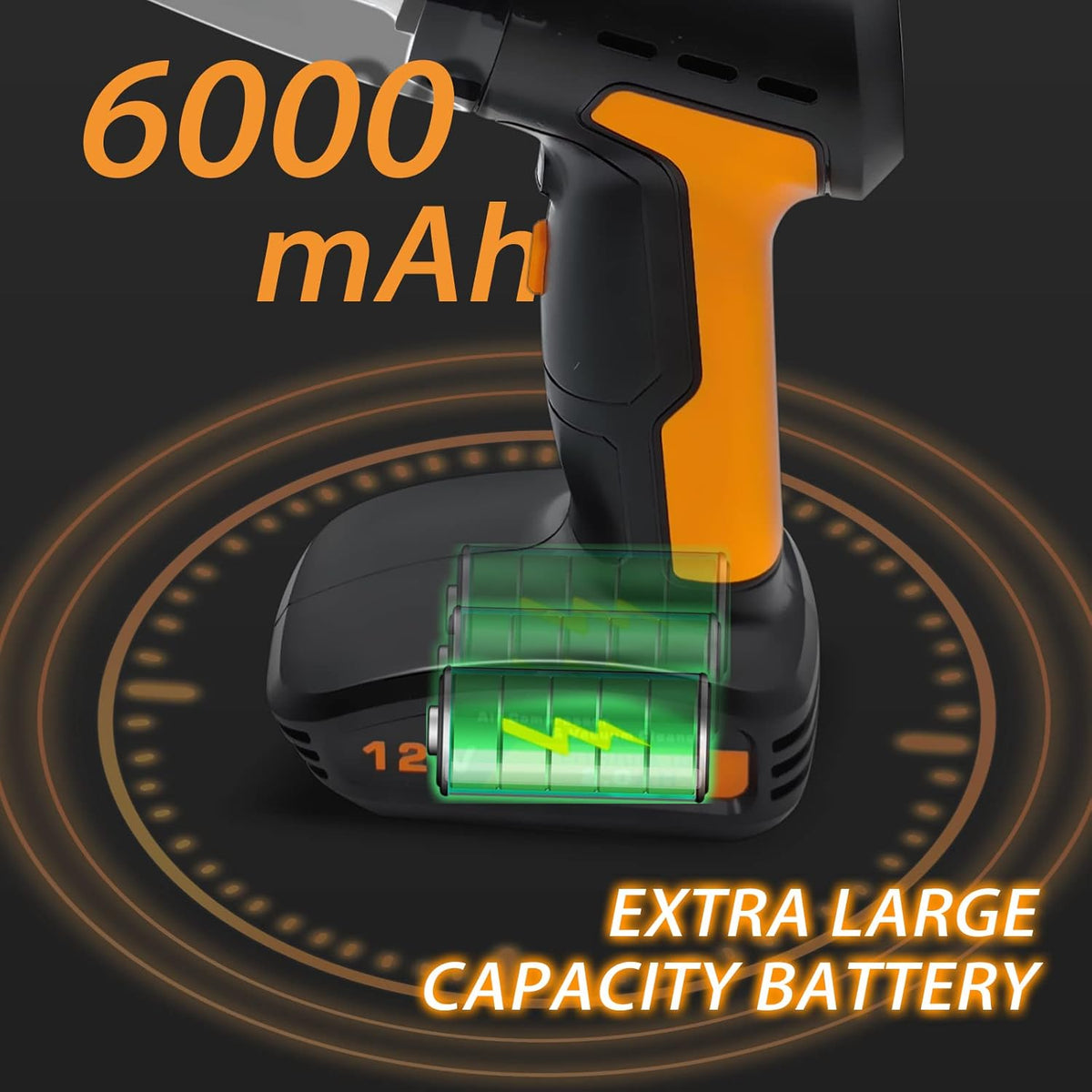 Cordless Rechargeable Handheld Car Vacuum Cleaner Tire Inflator Pack of 2 V4688