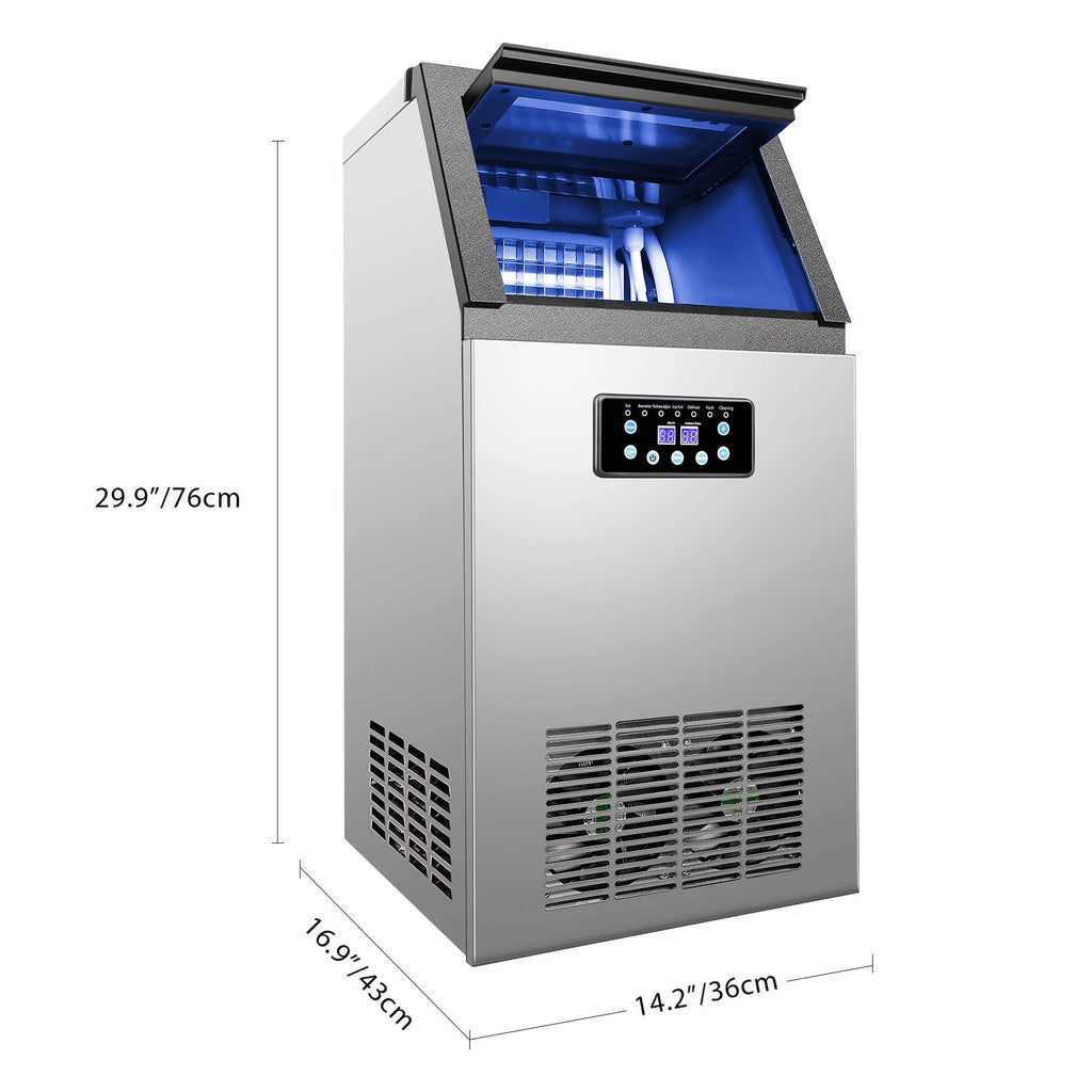 Commercial Ice Maker Machine 36 Ice Cube 130lb/24h Q33547