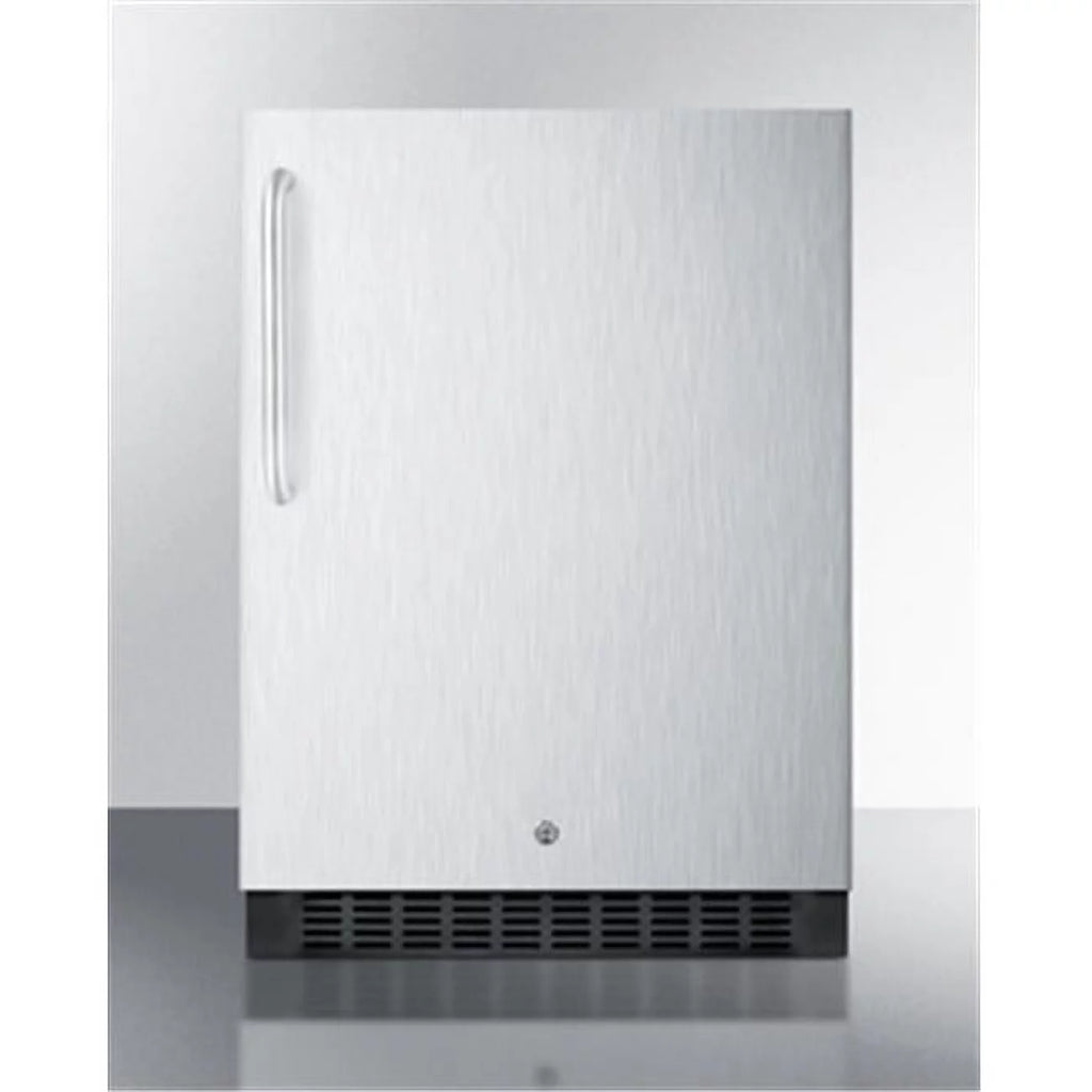 24 in. Outdoor Built-in Refrigerator with Lock Stainless Steel X355887
