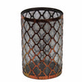 Metal-Glass Candle Holder P979