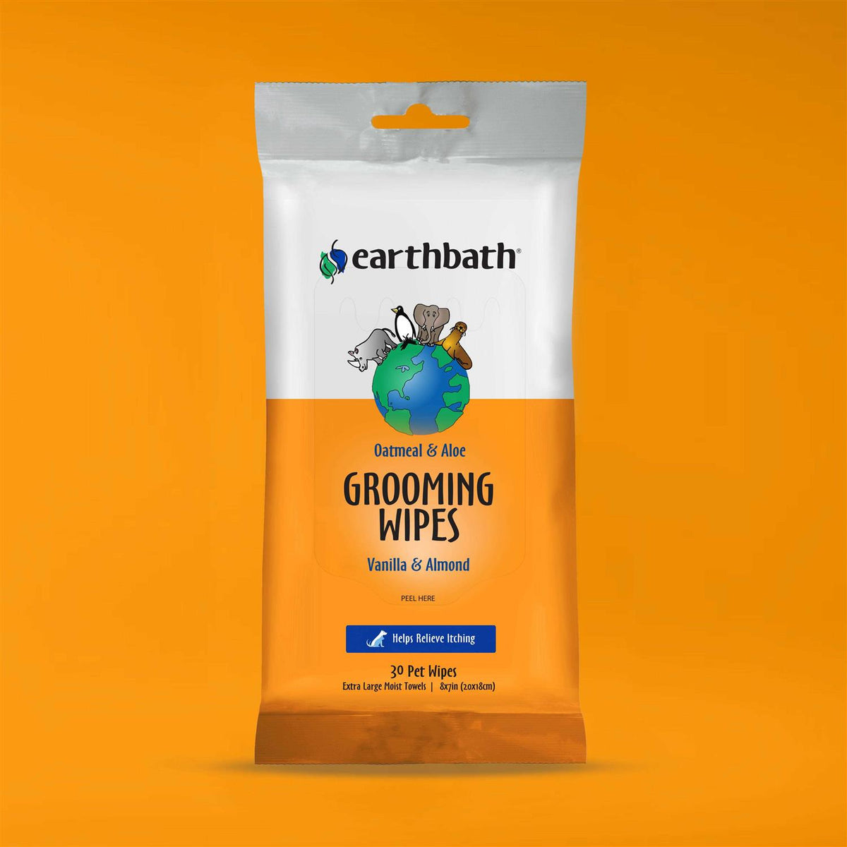 Oatmeal Aloe Grooming Wipes U342