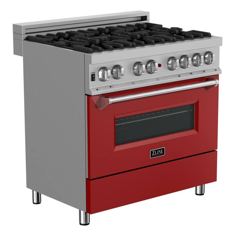 6 Burner Dual Fuel Range with Stainless Steel Z2616