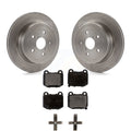 Rear Disc Brake Rotors and Ceramic Pads Kit B358