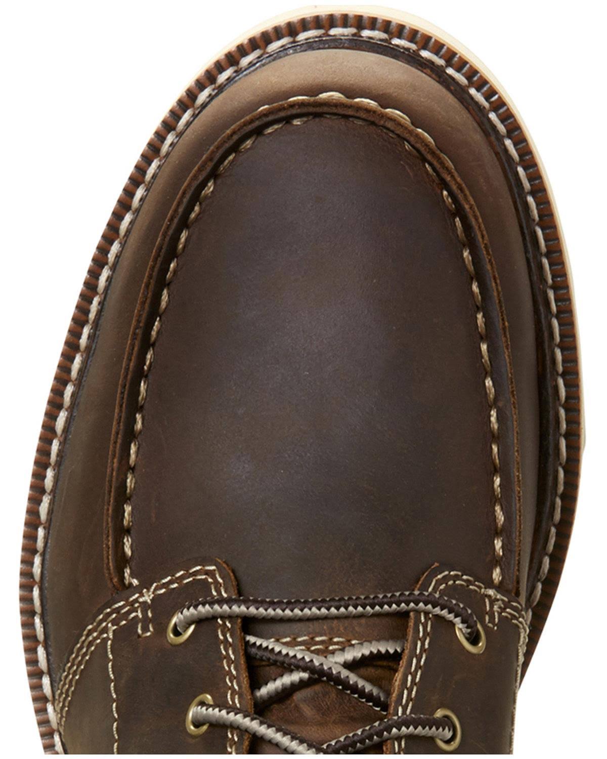 Brown Lace Work Boots M7761