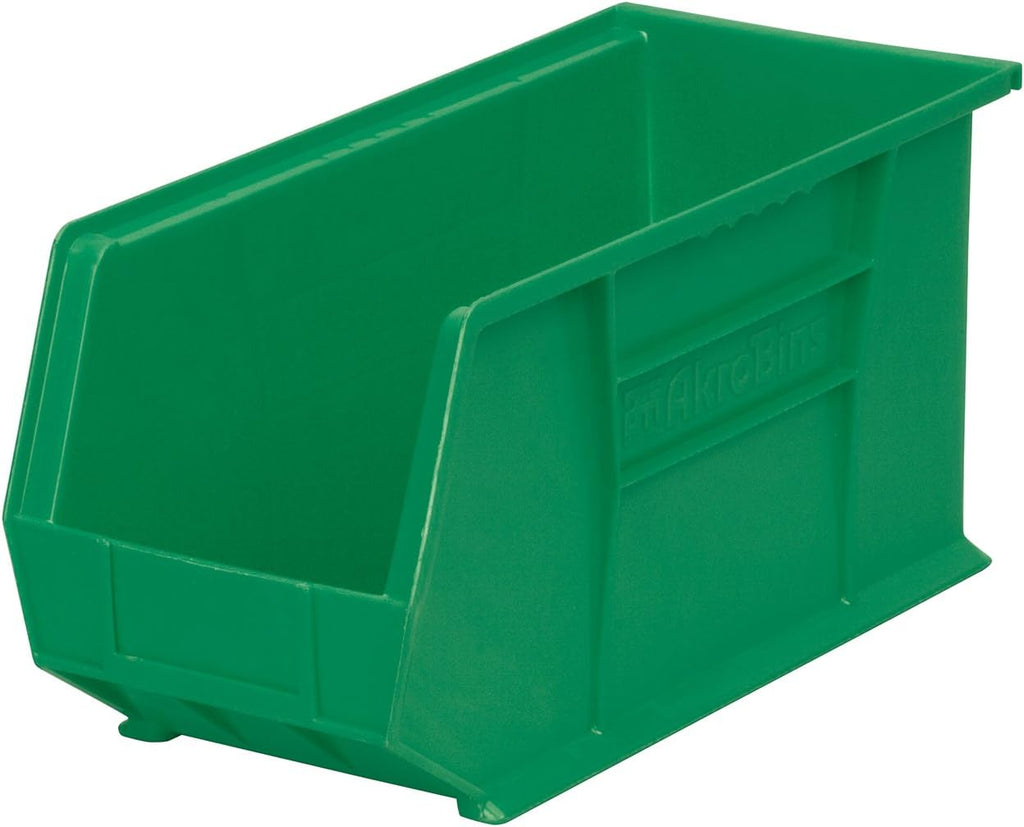 Yellow Plastic Storage Bin Hanging Stacking Containers 6-Pack R106