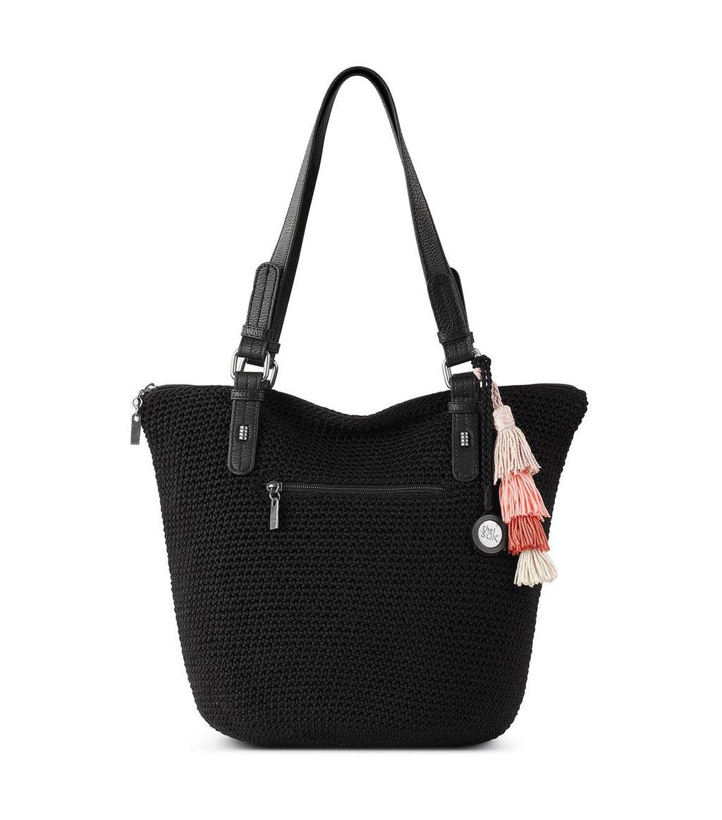 Black Crochet Shopper Bag R1948