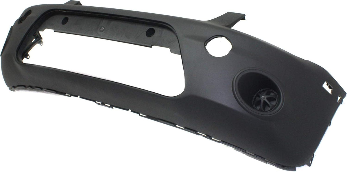Front Bumper Cover Textured Dark Gray with Signal Light Hole Y702570