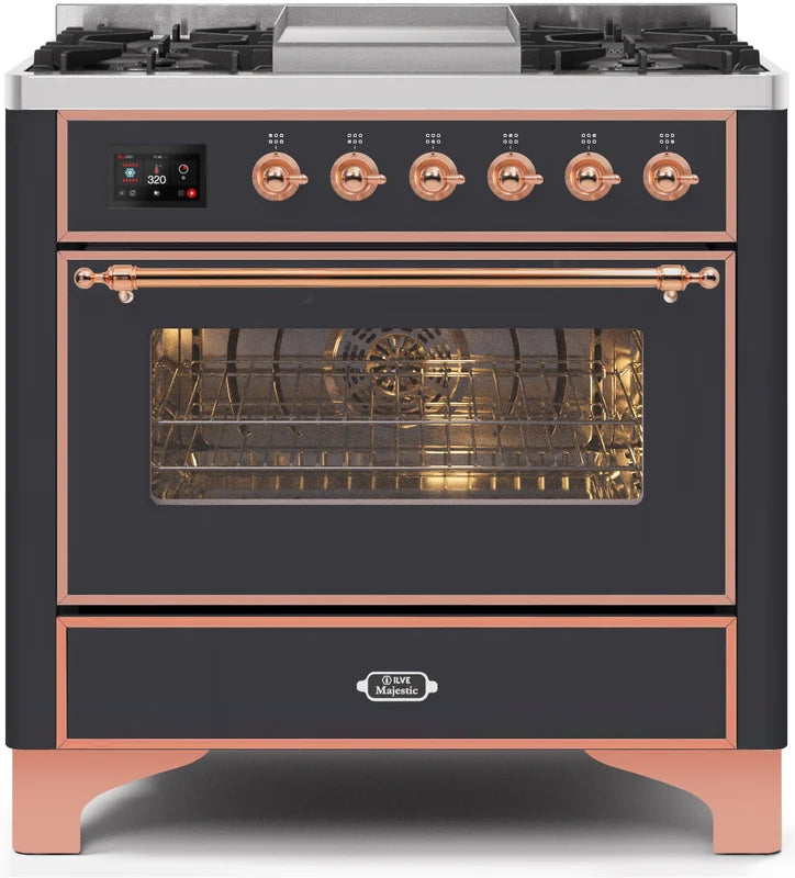 36 Dual Fuel Propane Gas Range Y5154