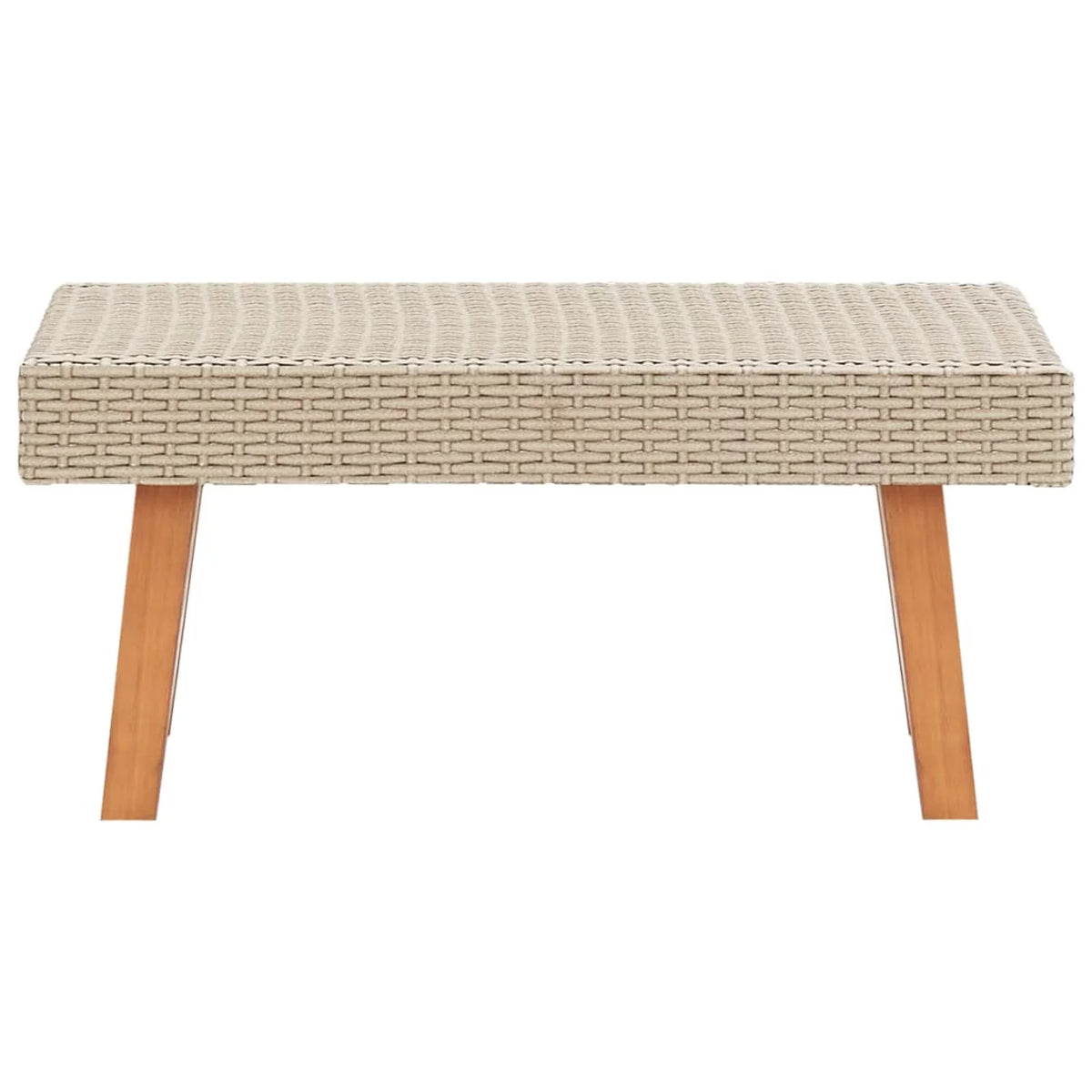 2 Piece Poly Rattan Patio Set with Cushions V213766