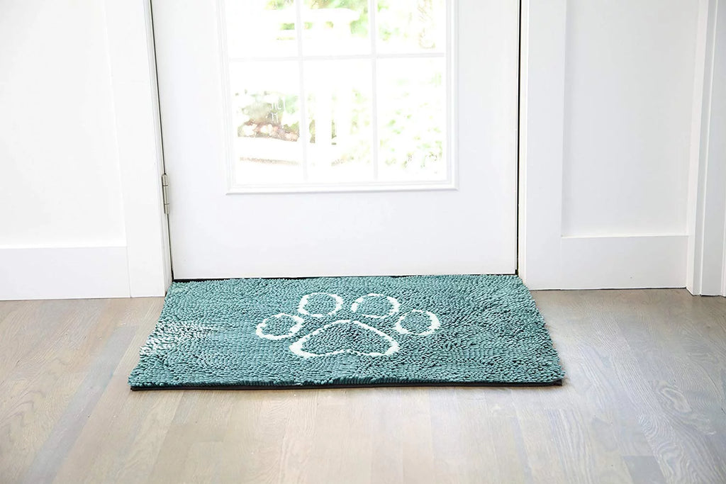 Black Microfiber Doormat 23x16 T1438