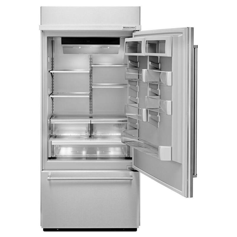 20.9 cu. ft. Built-In Bottom Freezer Refrigerator in Stainless Steel I732