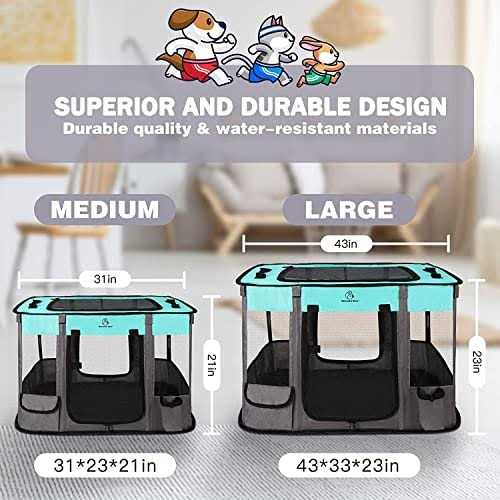 Foldable Dog Playpen I361977