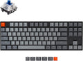 87 Keys Tenkeyless Wireless Mechanical Keyboard with White LED Backlight H284