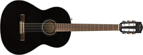 Black Nylon String Acoustic Guitar T5086