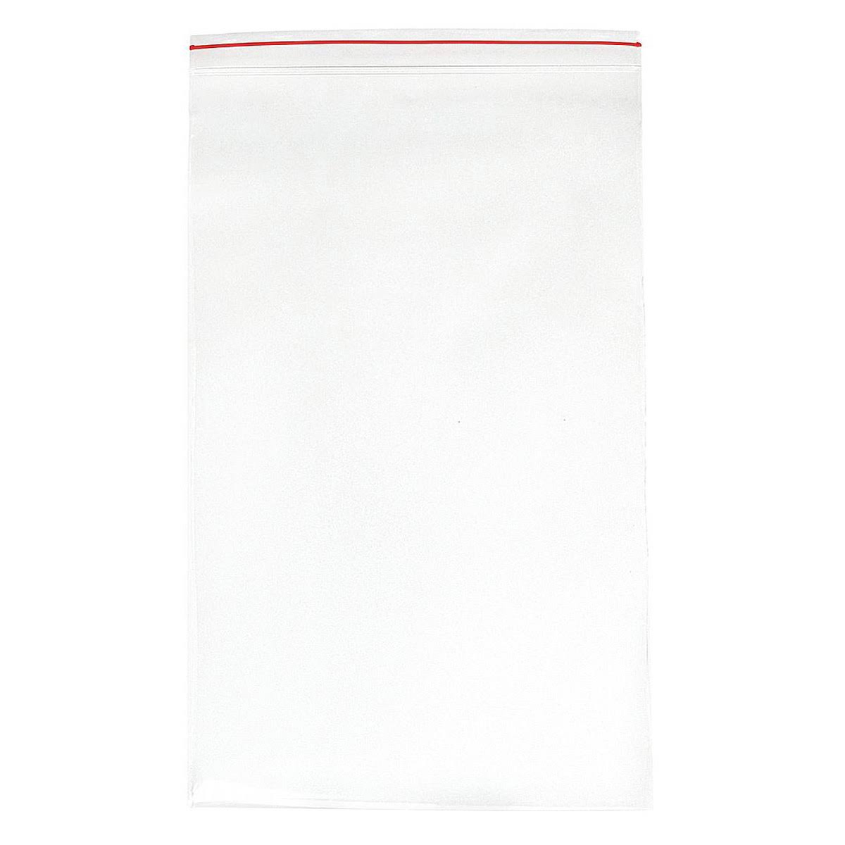 Reclosable Poly Bag with Zip Seal, Pack of 250 Y946